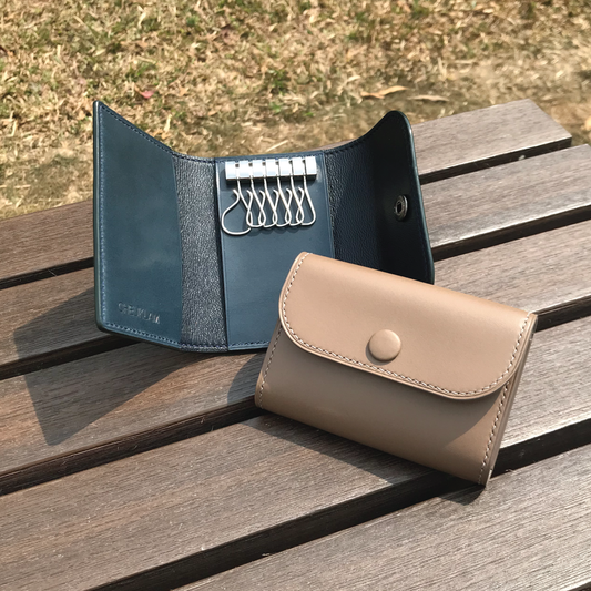 Buttero Leather | Tri-fold Keyholder | 植鞣牛皮系列 | 三摺鎖匙包