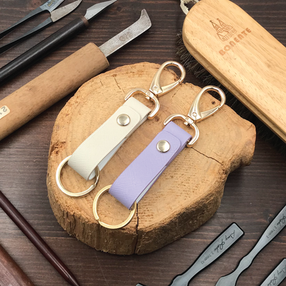 Saffiano Leather | Belt Loop Keyring | 十字紋牛皮系列 | 皮帶鎖匙扣