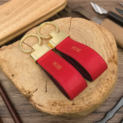 Saffiano Leather | Key Fob