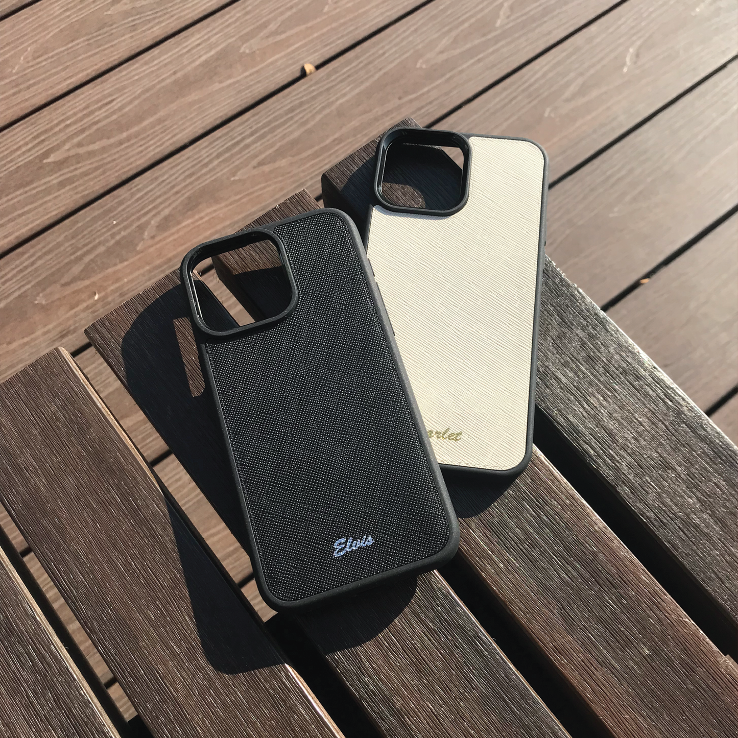 Saffiano Leather | MagSafe Compatible iPhone Case | 十字紋牛皮系列 | 磁吸手機殼