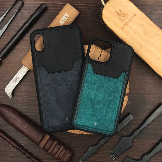 Pueblo Leather | Card Slot iPhone Case | 磨砂牛皮系列 | 卡位手機殼