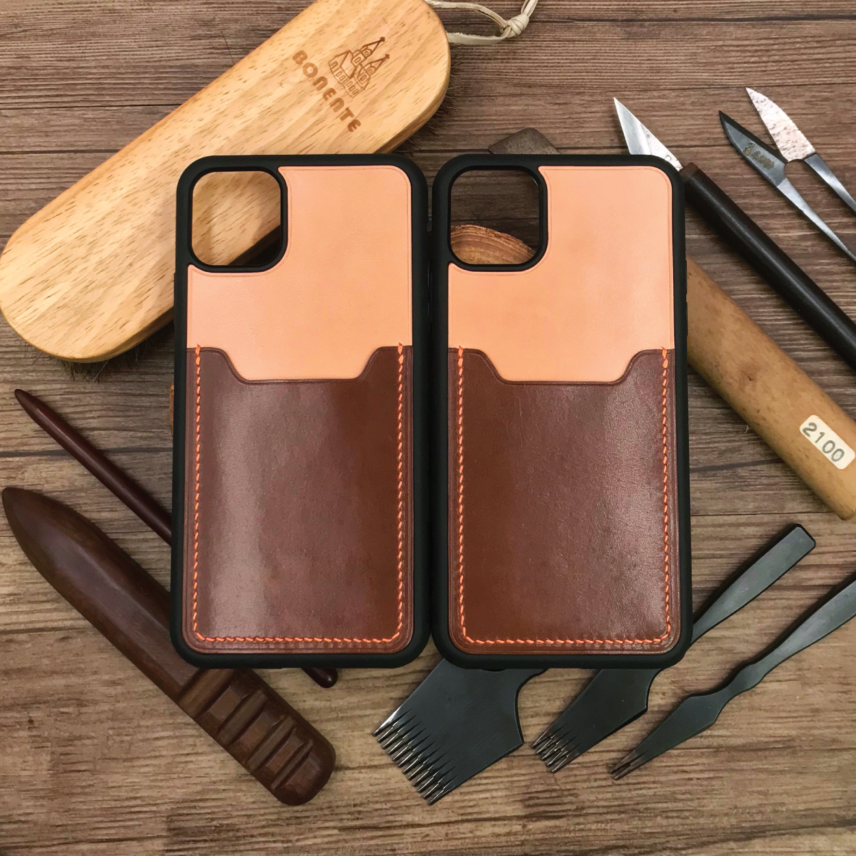 Tochigi Leather | Card Slot iPhone Case | 栃木牛皮系列 | 卡位手機殼