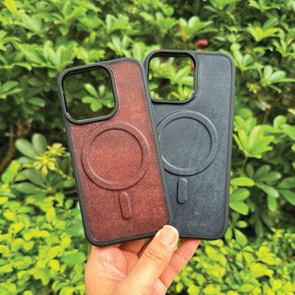 Pueblo Leather | MagSafe Compatible iPhone Case | 磨砂牛皮系列 | 磁吸手機殼