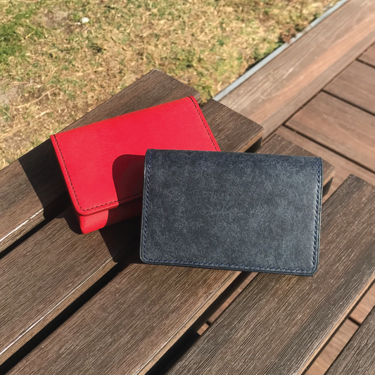 Pueblo Leather | Magnetic Snap Business Name Card Case | 磨砂牛皮系列 | 磁扣開關卡片盒