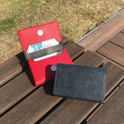 Pueblo Leather | Magnetic Snap Business Name Card Case | 磨砂牛皮系列 | 磁扣開關卡片盒