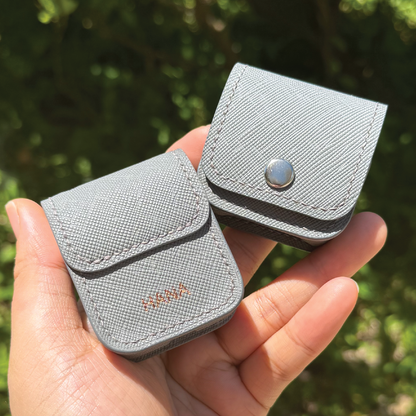 Saffiano Leather | Airpod Case | 十字紋牛皮系列 | 蘋果耳機保護套