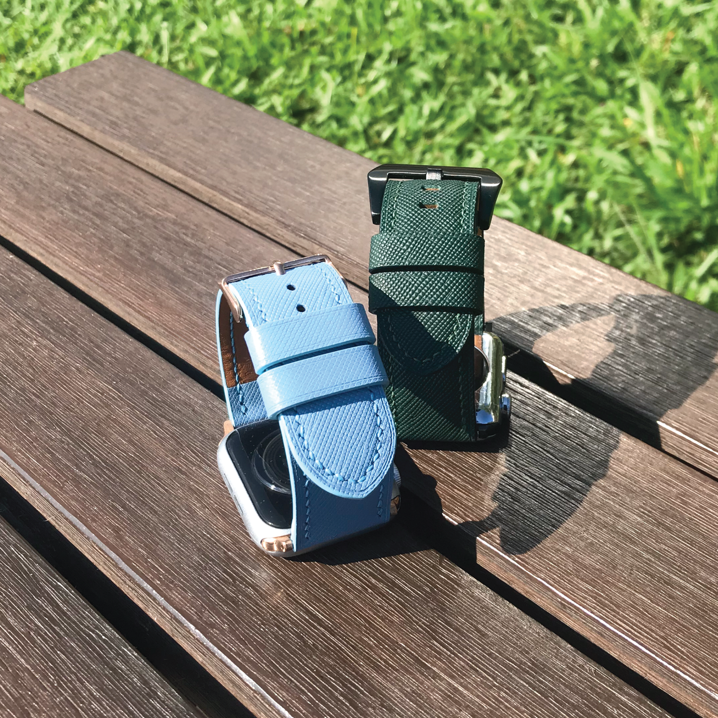 Saffiano Leather | Heavy-Duty Apple Watch Strap | 十字紋牛皮系列 | 厚身款iWatch錶帶