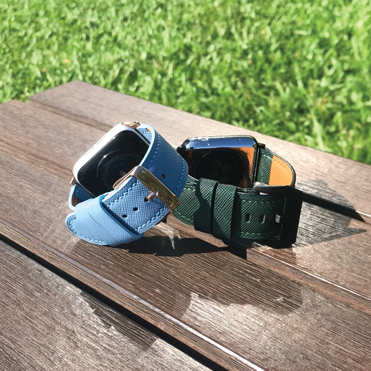 Saffiano Leather | Lightweight Apple Watch Strap | 十字紋牛皮系列 | 輕盈款iWatch錶帶