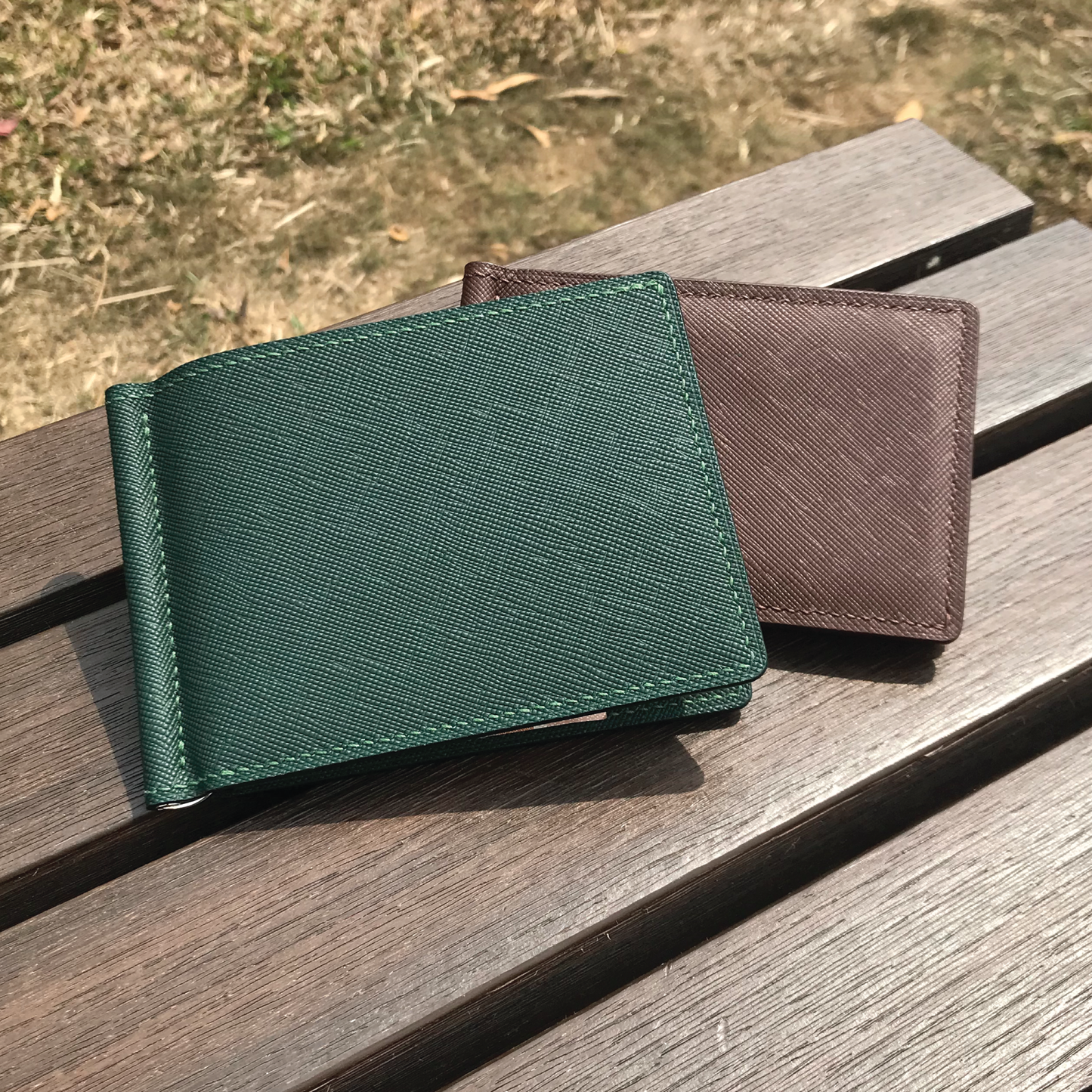 Saffiano Leather | Money Clip Wallet | 十字紋牛皮系列 | 錢夾銀包