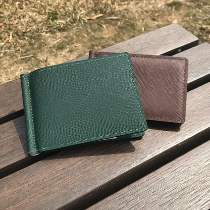 Saffiano Leather | Money Clip Wallet | 十字紋牛皮系列 | 錢夾銀包