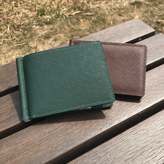 Saffiano Leather | Money Clip Wallet | 十字紋牛皮系列 | 錢夾銀包