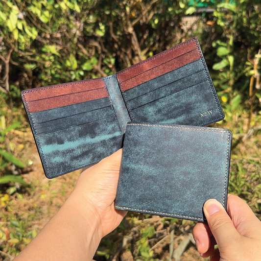 Pueblo Leather | Bifold Short Wallet | Card Slot, Photo Slot