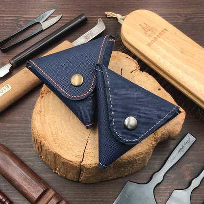 Saffiano Leather | Double-Sided Open Purse
