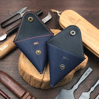 Saffiano Leather | Double-Sided Open Purse