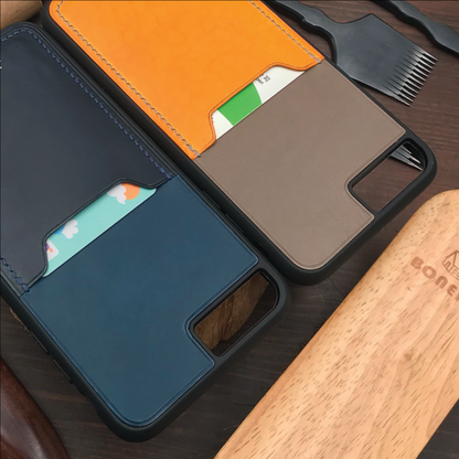 Buttero Leather | Card Slot iPhone Case | 植鞣牛皮系列 | 卡位手機殼